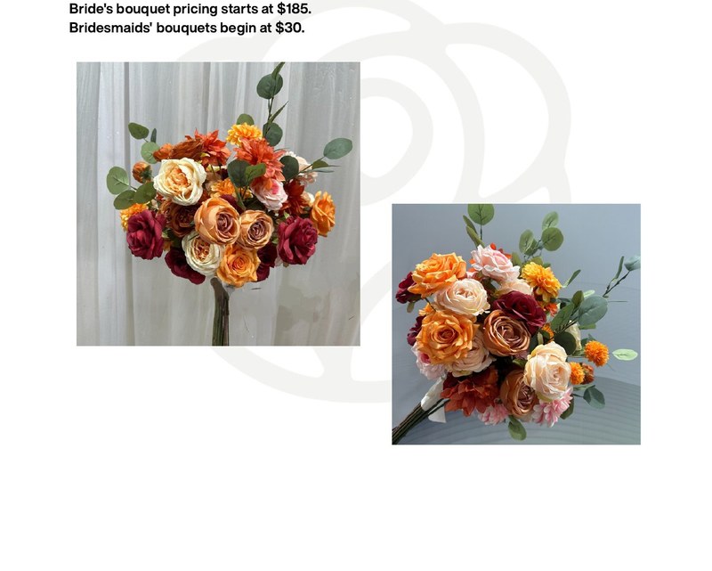 Cynthia Trevino's hand-crafted bridal bouquets