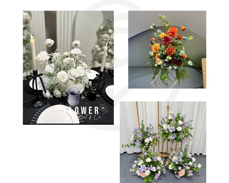12 inch diameter floral centerpiece
