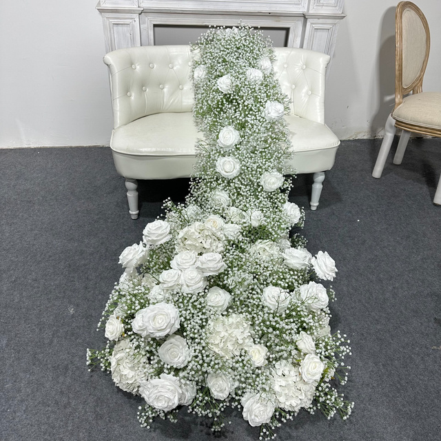Cascade flower arrangement