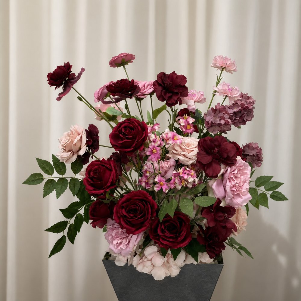 Maria style floral centerpiece